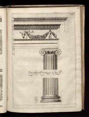Illustration XXIIII: Von den Tempel Fortunae Virilis zu Rom