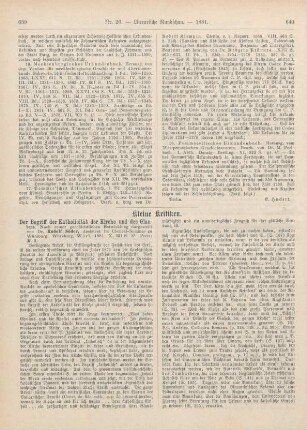 639-642 Kleine Kritiken
