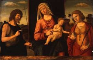 Maria mit dem Kind, Johannes dem Täufer und der Heiligen Lucia