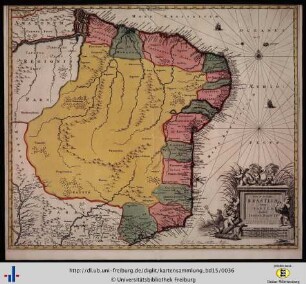 Novae et accuratae Brasiliae tabula.