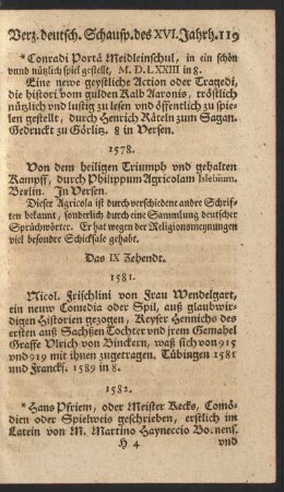 Das IX Zehendt.