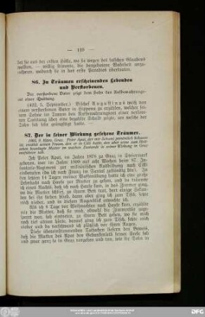87. Der in seiner Wirkung gesehene Träumer.