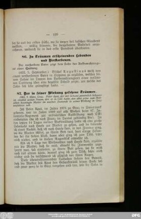 87. Der in seiner Wirkung gesehene Träumer.