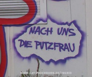 NACH UNS DIE PUTZFRAU