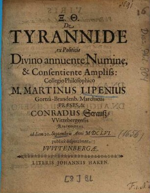 De Tyrannide