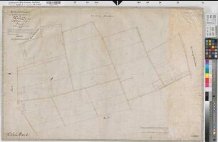 Wickede (Dortmund), Zusammenlegung Wickede, Bl. 1 Brouillonkarte II Flur 6