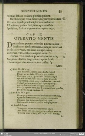 Cap. IX. Operatio Mentis