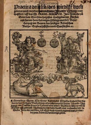 Practica deutsch uff das 1537. jare