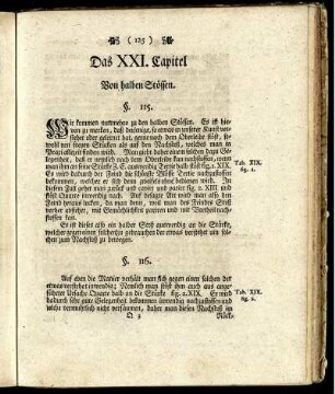 Das XXI. Capitel Von halben Stössen.