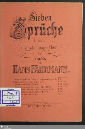 7: Kommet her zu mir alle : op. 45,VII