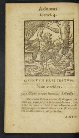 Quintum Praeceptum.