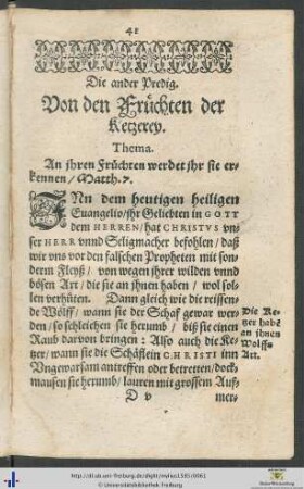 Die ander Predig