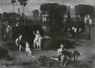 Hanvon Marée: Römische Landschaft, 1868