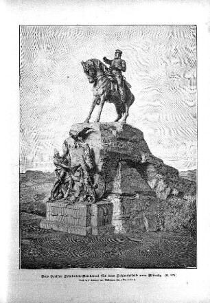 Das Kaiser Friedrich-Denkmal für das Schlachtfeld von Wörth