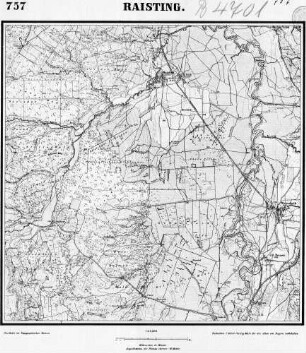 757 Raisting [Topographische Karte von Bayern 1:25.000 (Positionsblätter)]