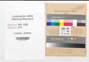 Entnazifizierung Johann Lauven , geb. 09.08.1919 (Polizeibeamter)
