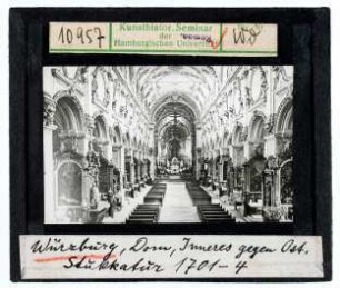 Würzburg: Dom, Inneres nach Osten