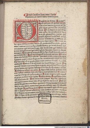 Speculum beatae Mariae virginis