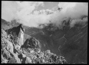 Blick in den Coocó-Kessel mit Illampú