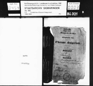 Gemeindehaushaltsberichte des Oberamts Haigerloch