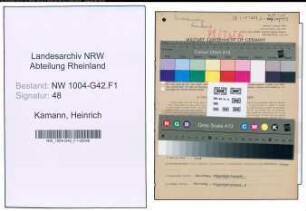Entnazifizierung Heinrich Kamann , geb. 16.04.1894 (Landwirt)