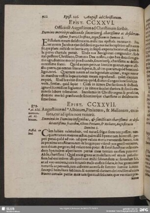 Epist. CCXXVI. Officiosè Augustinus ad Christinum scribit