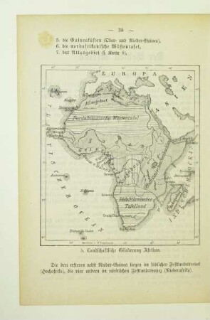 Landschaftliche Gliederung Afrikas