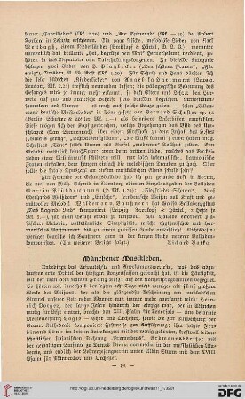 Münchener Musikleben