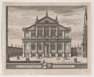 Oxford, Das Sheldonian Theater, Südansicht