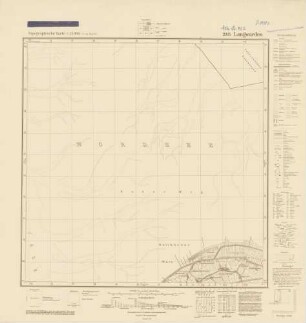 2315 (alte Nr.: 923) Langwarden, Topographische Karte 1:25000 (4cm - Karte)