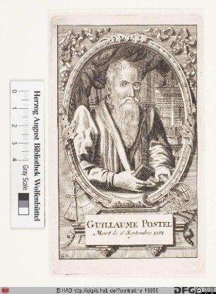 Bildnis Guillaume Postel