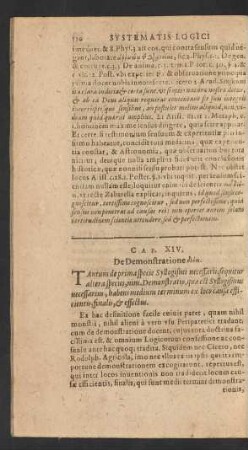Cap. XIV. De Demonstratione dio ti.