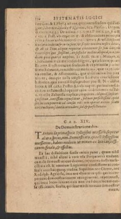 Cap. XIV. De Demonstratione dio ti.
