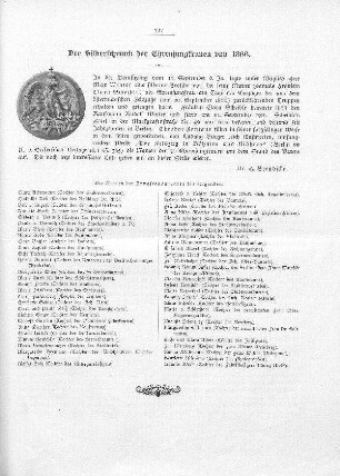 Der Silberschmuck der Ehrenjungfrauen von 1866
