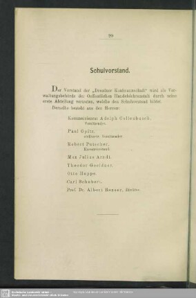 Schulvorstand