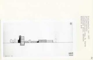 Seefahrtschule (Diplomarbeit bei Kurt Dübbers): Schnitt 1:200