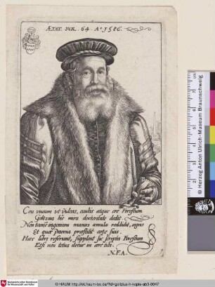 [Porträt des Arztes Pieter van Foreest; Pieter van Foreest; Portret van Pieter van Foreest]
