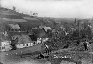 Feldarbeit beim "Einammer-Gust"-Gut