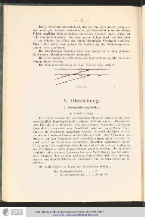 V. Oberleitung.