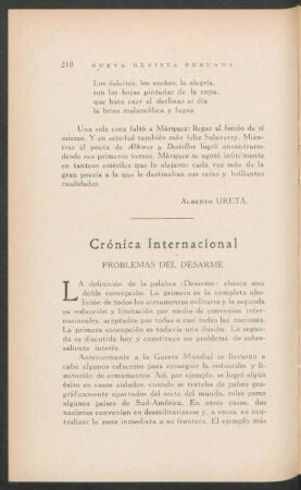 Crónica Internacional