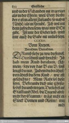 CCXXV. Vom Freyen