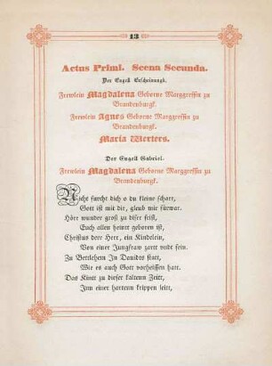 Actus Primi. Scena Secunda