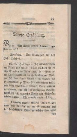 Vierte Erzaehlung.