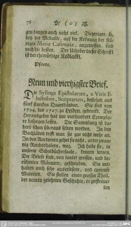 Neun und viertzigster Brief