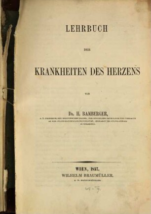 Lehrbuch der Krankheiten des Herzens
