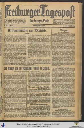 Nr. 124-148 (Juni 1931)