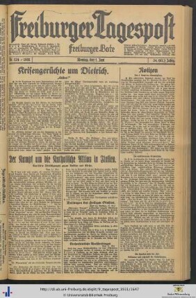 Nr. 124-148 (Juni 1931)