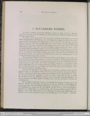 V. Javanische Weiber