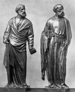 Sebaldusgrabmal — Die Apostel Simon und Petrus (Kopien?)