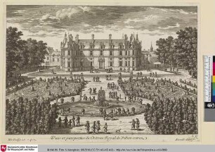Veüe et perspectiue du Château Royal de Villers-cotrez